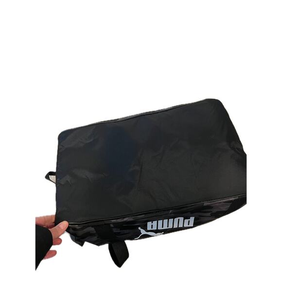 Puma Black Gray Duffel Bag 20"x12"x12" - Picture 5 of 7